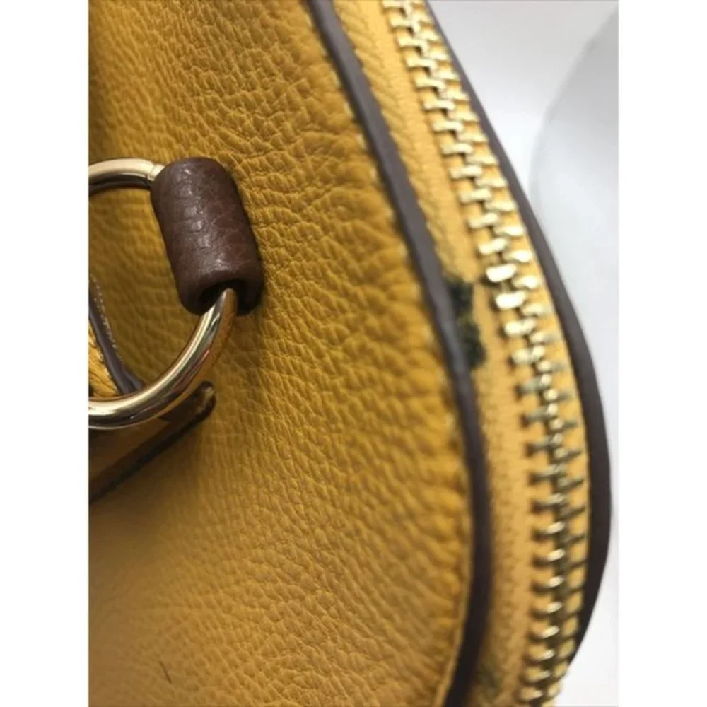 Carlos by Carlos‎ Santana Faux Leather Handbag  mustard yellow  shoulder purse